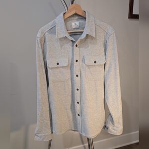 7 Diamonds Textured Soft Knit Button Down Shirt